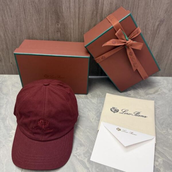 réplica,joyas,joyería,1:1,replica,fake,lujo,barato Gorra de béisbol Loro Piana Storm System (UW1KSK)
