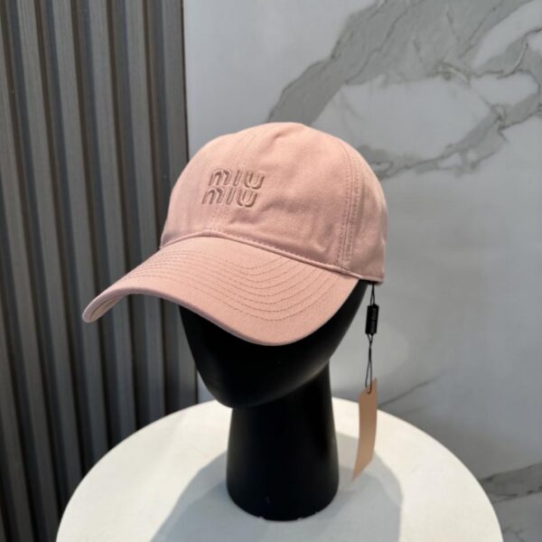 réplica,joyas,joyería,1:1,replica,fake,lujo,barato Gorra de béisbol MiuMiu Original New Style de tela de algodón puro lavado (SFYDIL)