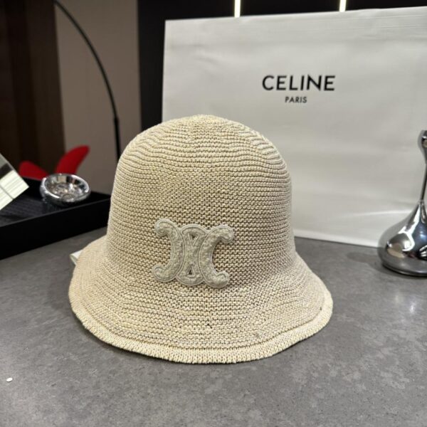 réplica,joyas,joyería,1:1,replica,fake,lujo,barato Nuevo gorro de punto tipo pescador de Celine, circunferencia de la cabeza 57 cm (5S0LZU)
