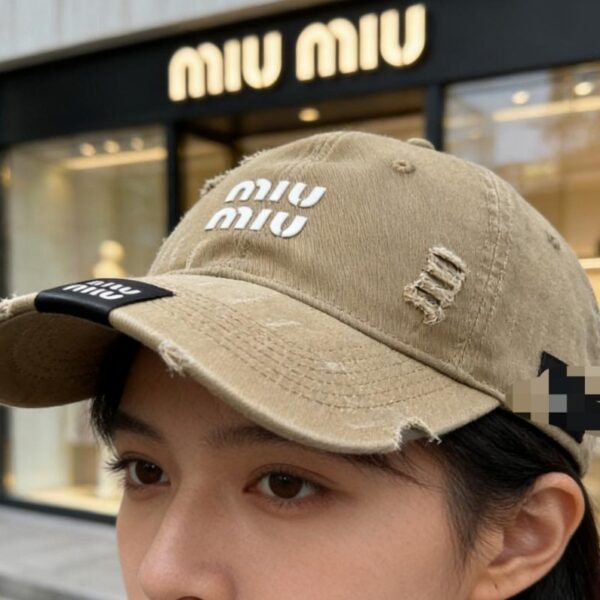 réplica,joyas,joyería,1:1,replica,fake,lujo,barato Gorra rasgada de MiuMiu (6K2BKJ)