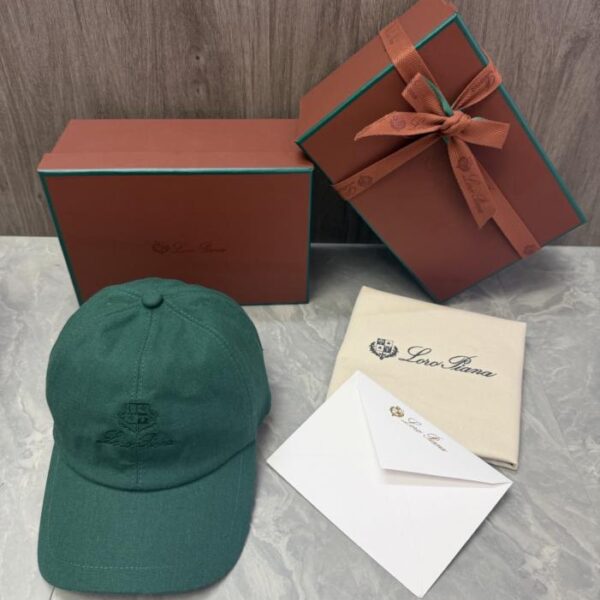 réplica,joyas,joyería,1:1,replica,fake,lujo,barato Gorra de béisbol Loro Piana Storm System (DW8768)