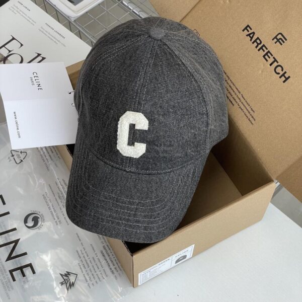 réplica,joyas,joyería,1:1,replica,fake,lujo,barato Gorra de béisbol con logo Arco de Triunfo de CELINE (AX88SW)
