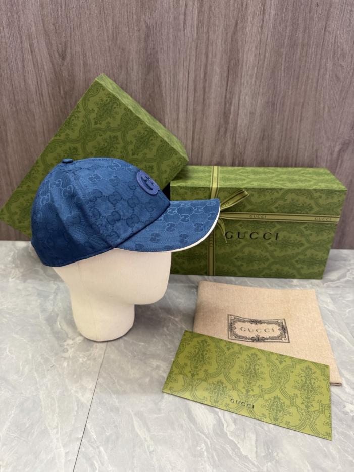 réplica,joyas,joyería,1:1,replica,fake,lujo,barato réplica,joyas,joyería,1:1,replica,fake,lujo,barato Gorra de béisbol GUCCI, lona clásica con monograma GG y detalles de cuero (9WLQEM)