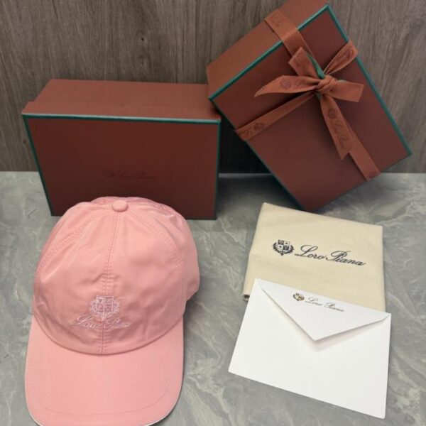 réplica,joyas,joyería,1:1,replica,fake,lujo,barato Gorra de béisbol Loro Piana Storm System (D12M9Q)