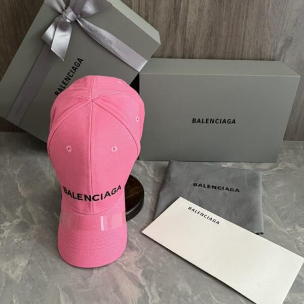 réplica,joyas,joyería,1:1,replica,fake,lujo,barato Gorra de béisbol Balenciaga (versión de importación para venta al por menor) con logotipo Balenciaga bordado en la parte delantera (MKQ8TI)