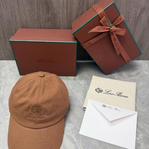 réplica,joyas,joyería,1:1,replica,fake,lujo,barato Gorra de béisbol Loro Piana Storm System (QSQ8TB)