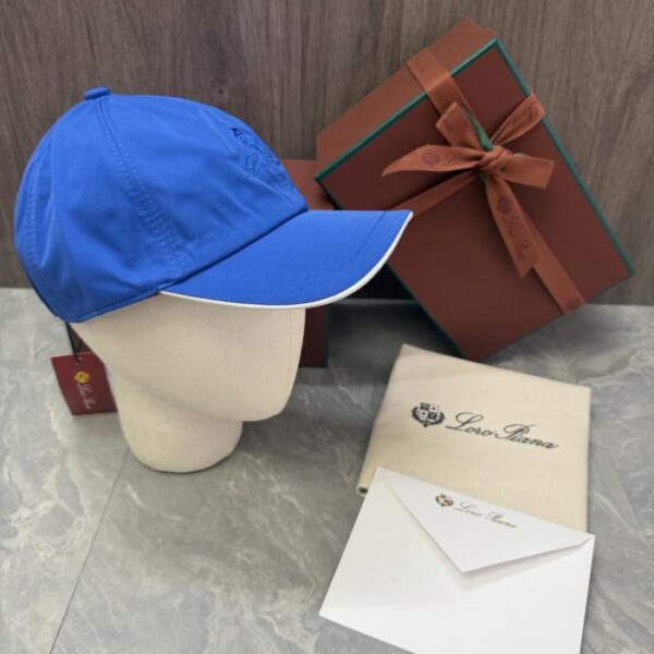 réplica,joyas,joyería,1:1,replica,fake,lujo,barato Gorra de béisbol Loro Piana Storm System (94FO7S)