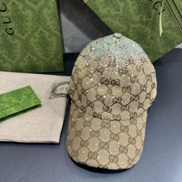réplica,joyas,joyería,1:1,replica,fake,lujo,barato Última gorra de béisbol de GUCCI con el clásico estampado jacquard de doble G (ZW6WL4)