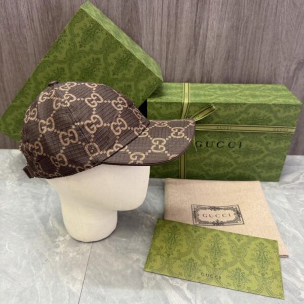 réplica,joyas,joyería,1:1,replica,fake,lujo,barato Gorra de béisbol GUCCI (con el logotipo «GUCC(30GTB2)» grabado en relieve)