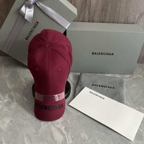 réplica,joyas,joyería,1:1,replica,fake,lujo,barato Gorra de béisbol Balenciaga (versión de importación para venta al por menor) con logotipo de Balen bordado en la parte delantera (8GAI6C)