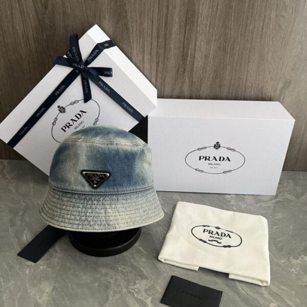 réplica,joyas,joyería,1:1,replica,fake,lujo,barato Sombrero tipo pescador Prada, original hecho a medida, el icónico sombrero tipo pescador de estilo urbano de Prada (8J4ODX).