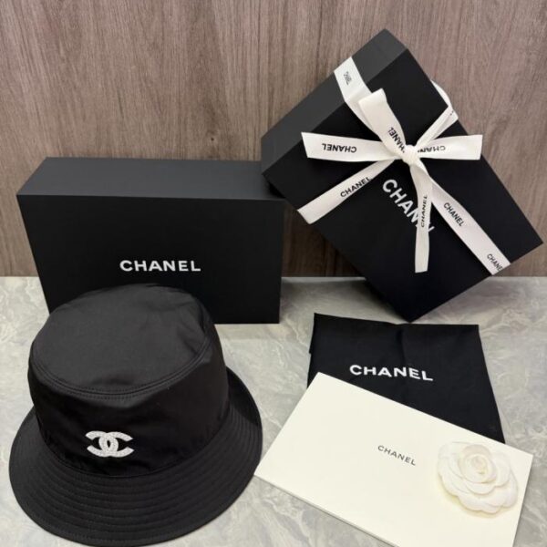 réplica,joyas,joyería,1:1,replica,fake,lujo,barato Sombrero tipo pescador original de CHANEL hecho a medida (2JD24A)