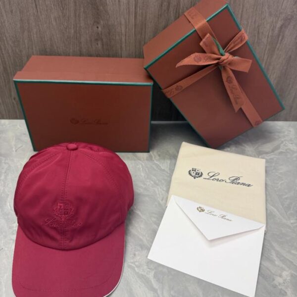 réplica,joyas,joyería,1:1,replica,fake,lujo,barato Gorra de béisbol Loro Piana Storm System (E18GM3)
