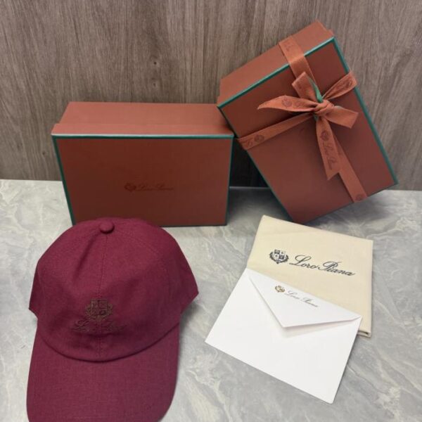 réplica,joyas,joyería,1:1,replica,fake,lujo,barato Gorra de béisbol Loro Piana Storm System (38LC19)