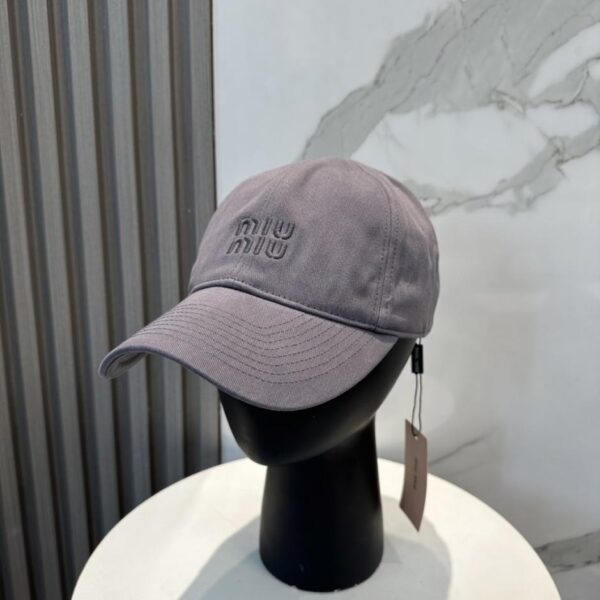 réplica,joyas,joyería,1:1,replica,fake,lujo,barato Gorra de béisbol MiuMiu Original New Style de algodón puro lavado (E7680N)