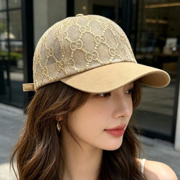 réplica,joyas,joyería,1:1,replica,fake,lujo,barato Gorra de béisbol de malla con monograma de Gucci (OZLYKD)