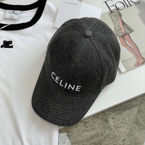 réplica,joyas,joyería,1:1,replica,fake,lujo,barato Gorra de béisbol con logo del Arco del Triunfo de CELINE (OY5JWN)