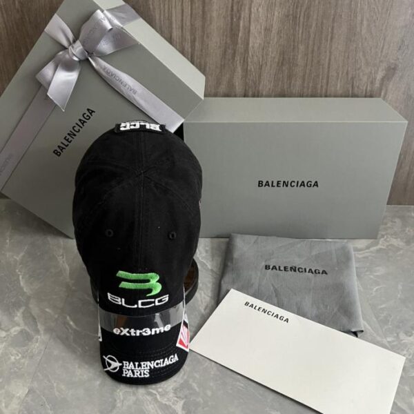 réplica,joyas,joyería,1:1,replica,fake,lujo,barato Gorra de béisbol Balenciaga (94927Y) – Versión de compra por encargo, con bordado de logotipo extenso.