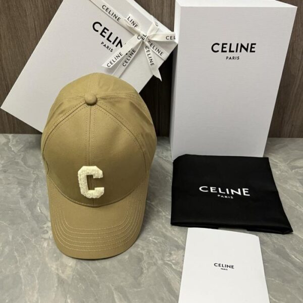 réplica,joyas,joyería,1:1,replica,fake,lujo,barato Gorra de béisbol personalizada original de CELINE (2ETBZM)