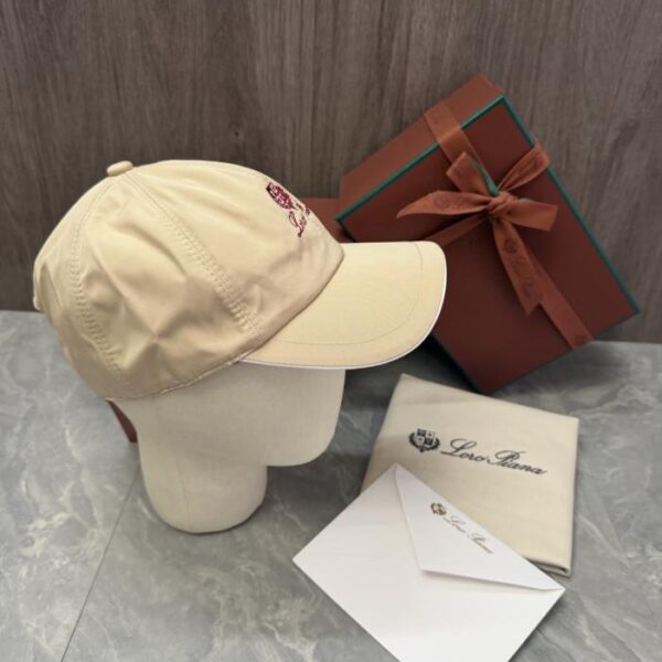 réplica,joyas,joyería,1:1,replica,fake,lujo,barato Gorra de béisbol Loro Piana Storm System (MHTHRE)