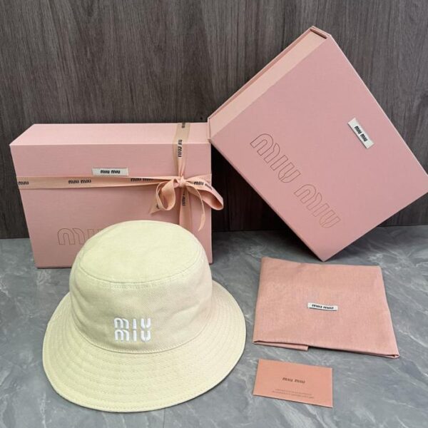 réplica,joyas,joyería,1:1,replica,fake,lujo,barato Gorro de pescador MiuMiu Original Custom Color Macaron (JBV45M)
