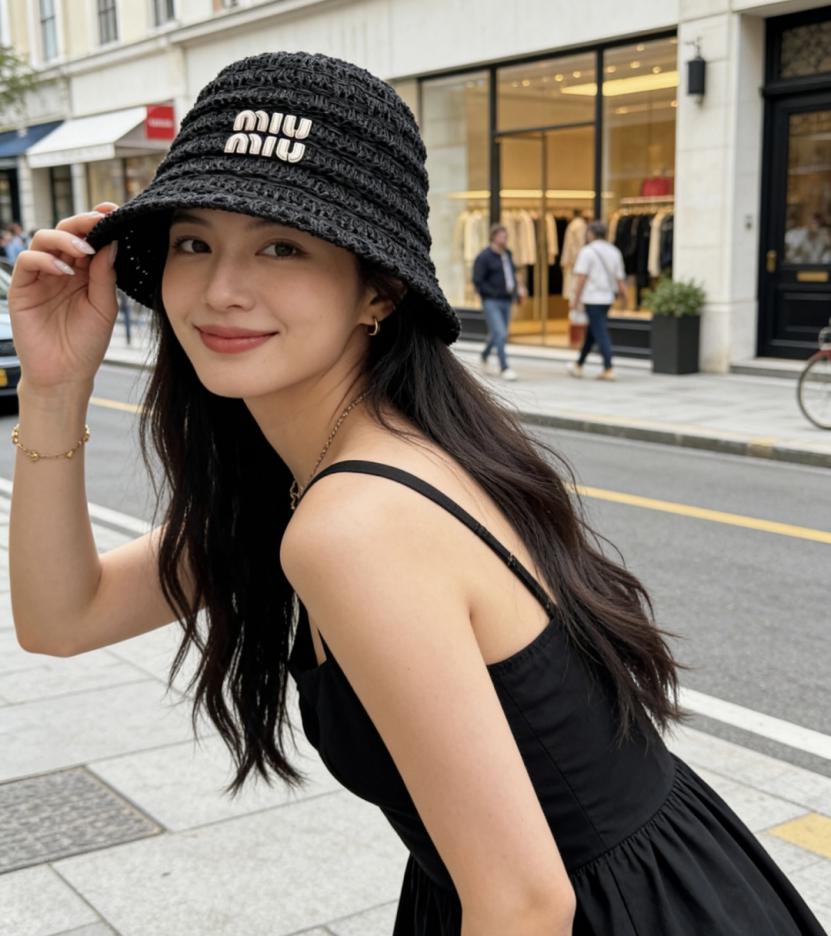réplica,joyas,joyería,1:1,replica,fake,lujo,barato réplica,joyas,joyería,1:1,replica,fake,lujo,barato Este gorro de pescador de ganchillo calado de Miu Miu es recto (KEWCTS)