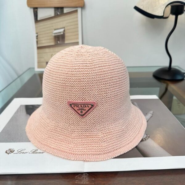 réplica,joyas,joyería,1:1,replica,fake,lujo,barato Sombrero de pescador de papel washi de Prada (839CTN)
