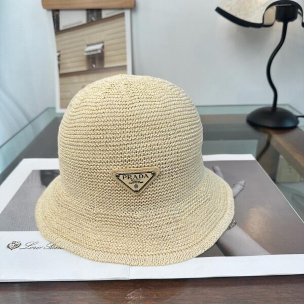réplica,joyas,joyería,1:1,replica,fake,lujo,barato Sombrero de pescador de papel washi de Prada (Q2HNTR)