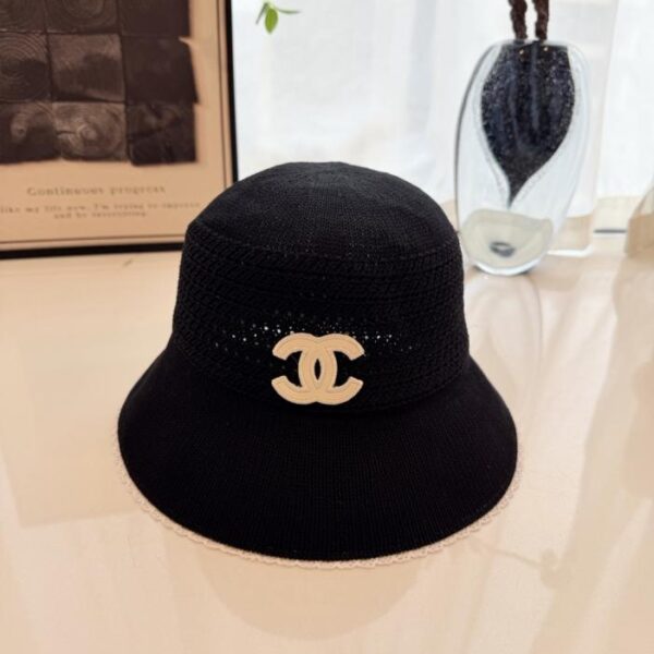 réplica,joyas,joyería,1:1,replica,fake,lujo,barato Sombrero de pescador Chanel con ribete de encaje (H70OBN)