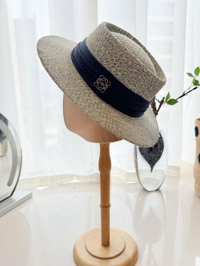 réplica,joyas,joyería,1:1,replica,fake,lujo,barato réplica,joyas,joyería,1:1,replica,fake,lujo,barato Sombrero de ala plana de Loewe (2G6M5B)