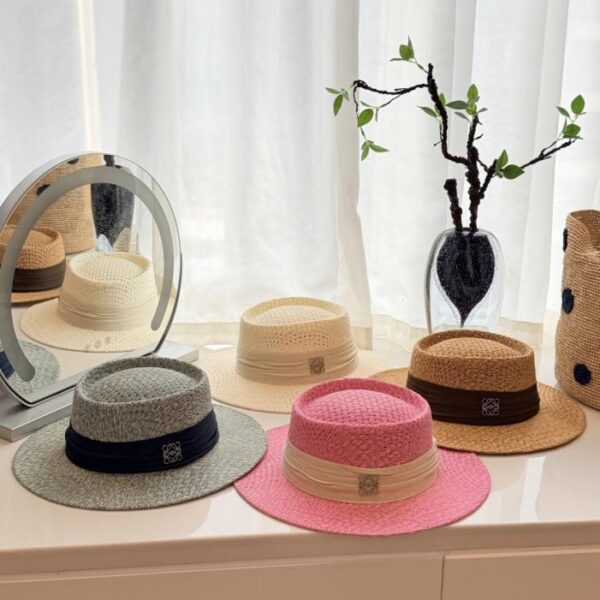 réplica,joyas,joyería,1:1,replica,fake,lujo,barato Sombrero de ala plana de Loewe (4736YL)