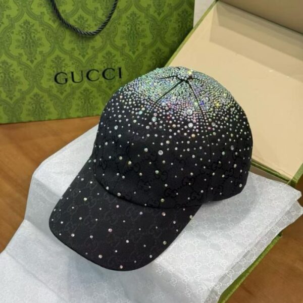 réplica,joyas,joyería,1:1,replica,fake,lujo,barato Nueva gorra de béisbol de alta costura GUCCI con diseño de rombos, estilo unisex (754TM9)