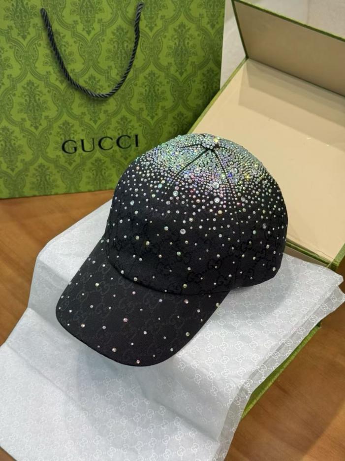 réplica,joyas,joyería,1:1,replica,fake,lujo,barato réplica,joyas,joyería,1:1,replica,fake,lujo,barato Nueva gorra de béisbol de alta costura GUCCI con diseño de rombos, estilo unisex (7R4858)