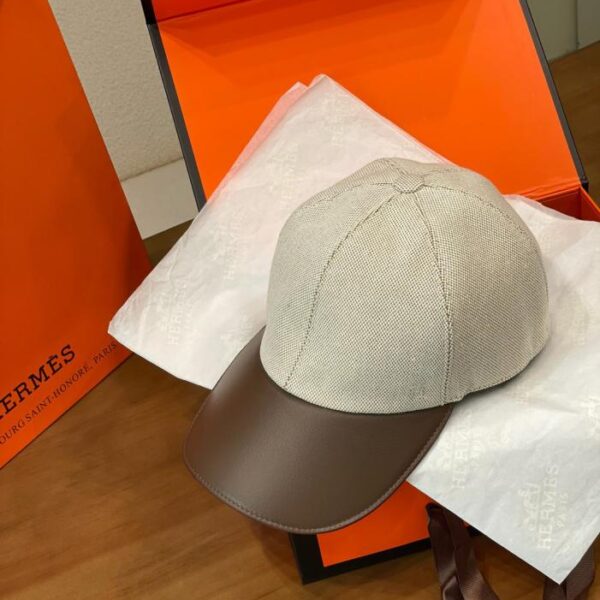 réplica,joyas,joyería,1:1,replica,fake,lujo,barato Gorra de béisbol Hermès con bloques de color (SL385T)