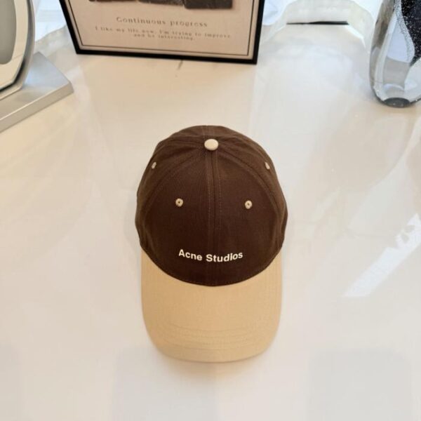 réplica,joyas,joyería,1:1,replica,fake,lujo,barato Gorra de béisbol con bloques de color de Acne Studios (0GLU8A)