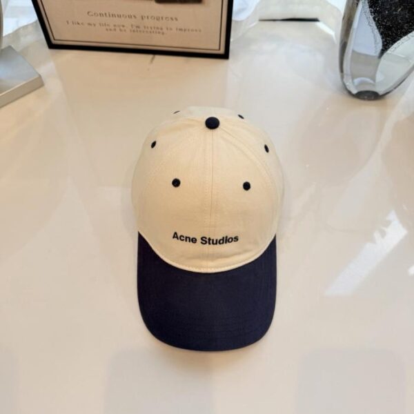réplica,joyas,joyería,1:1,replica,fake,lujo,barato Gorra de béisbol con bloques de color de Acne Studios (ANDYW2)