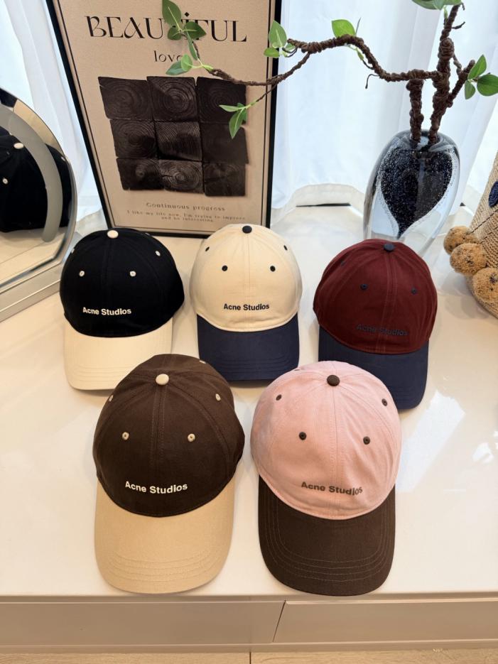 réplica,joyas,joyería,1:1,replica,fake,lujo,barato réplica,joyas,joyería,1:1,replica,fake,lujo,barato Gorra de béisbol Acne Studios Color Block (OMSB8Q)