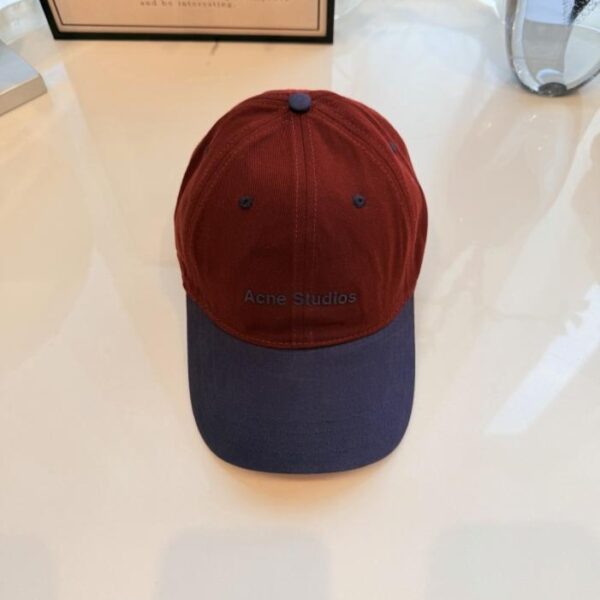 réplica,joyas,joyería,1:1,replica,fake,lujo,barato Gorra de béisbol con bloques de color de Acne Studios (QFFWGI)