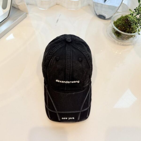 réplica,joyas,joyería,1:1,replica,fake,lujo,barato Gorra de béisbol lavada y desgastada de Alexander Wang (6ZXK9D)