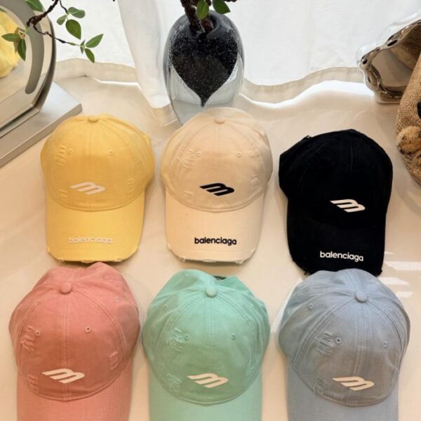 réplica,joyas,joyería,1:1,replica,fake,lujo,barato Gorra de béisbol Balenciaga Macaron (I8XD9D)