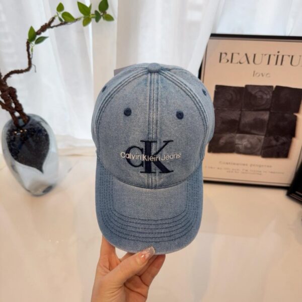 réplica,joyas,joyería,1:1,replica,fake,lujo,barato Gorra de béisbol de mezclilla bordada CK, unisex (QXJ6QT)