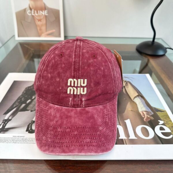 réplica,joyas,joyería,1:1,replica,fake,lujo,barato La nueva gorra de béisbol de MiuMiu (DJ7S47)