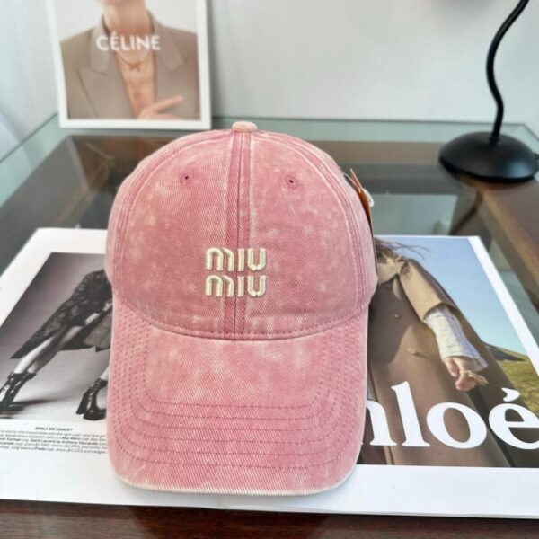 réplica,joyas,joyería,1:1,replica,fake,lujo,barato La nueva gorra de béisbol de MiuMiu (FRLC25)