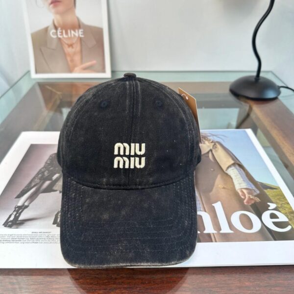 réplica,joyas,joyería,1:1,replica,fake,lujo,barato Nueva gorra de béisbol de MiuMiu (VCX1KW)
