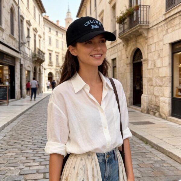 réplica,joyas,joyería,1:1,replica,fake,lujo,barato Nueva gorra de béisbol clásica, informal y moderna de Celine (RY8MVX)
