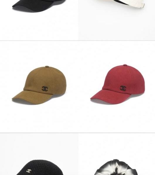 réplica,joyas,joyería,1:1,replica,fake,lujo,barato Gorra de béisbol Chanel 26s con doble C bordada (8I9HJK)