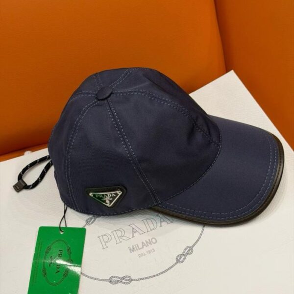 réplica,joyas,joyería,1:1,replica,fake,lujo,barato Gorra de béisbol Prada con cordón ajustable (I3KLG4)