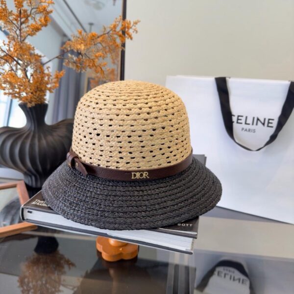 réplica,joyas,joyería,1:1,replica,fake,lujo,barato Sombrero de rafia Dior (LEZBVR)