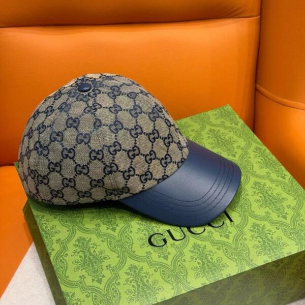 réplica,joyas,joyería,1:1,replica,fake,lujo,barato Nueva gorra de béisbol de cuero con monograma de Gucci (0XRG0K)