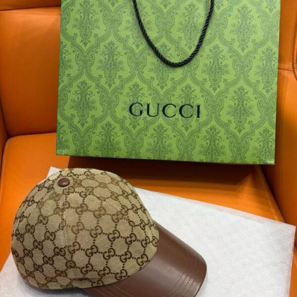 réplica,joyas,joyería,1:1,replica,fake,lujo,barato Nueva gorra de béisbol de cuero con monograma de Gucci (RBIOZJ)